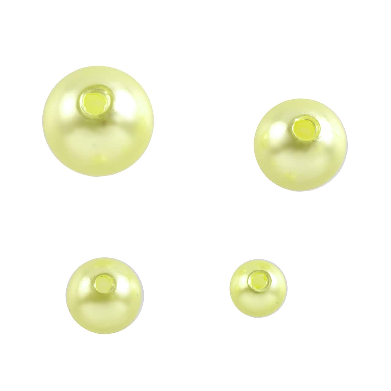 Plastic Round Pearl Beads by Bead Landing™